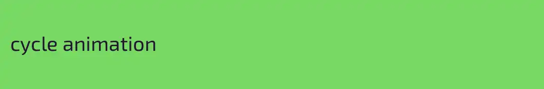 cycle animation